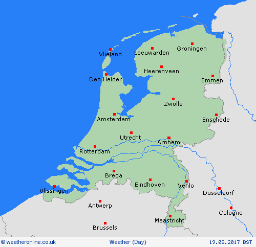 آب و هواي شهر هاي تور يستي هلند - آمستردام - لاحه
